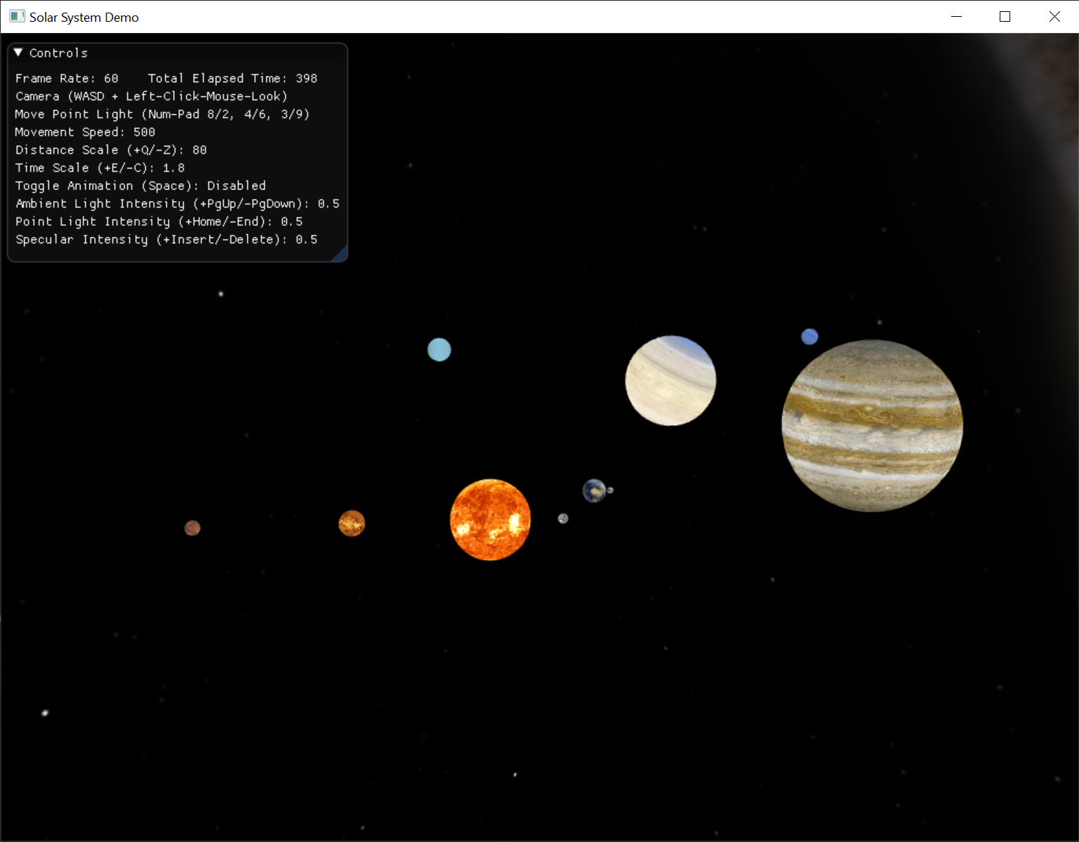 Solar System Demo